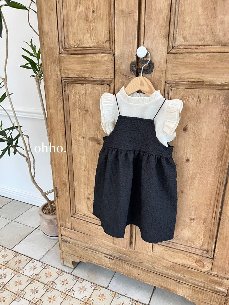 Ohho - Korean Children Fashion - #childofig - Sesil string One-Piece - 10