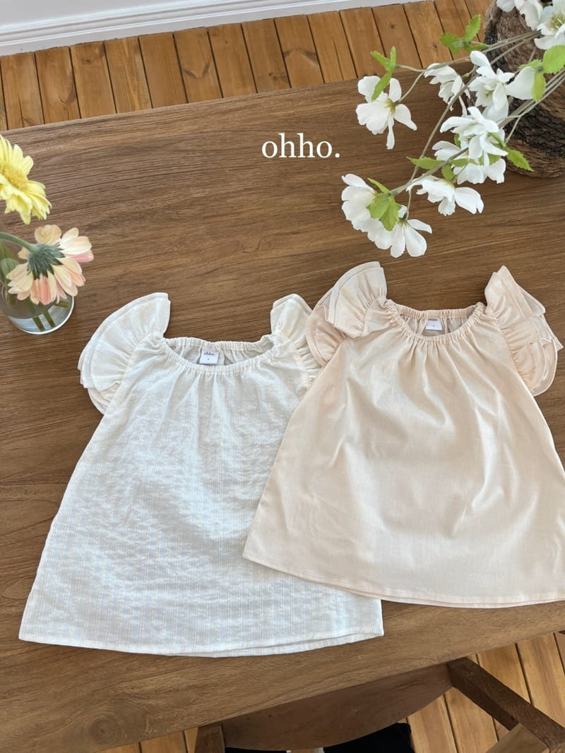 Ohho - Korean Children Fashion - #childofig - Shine Wing Blouse