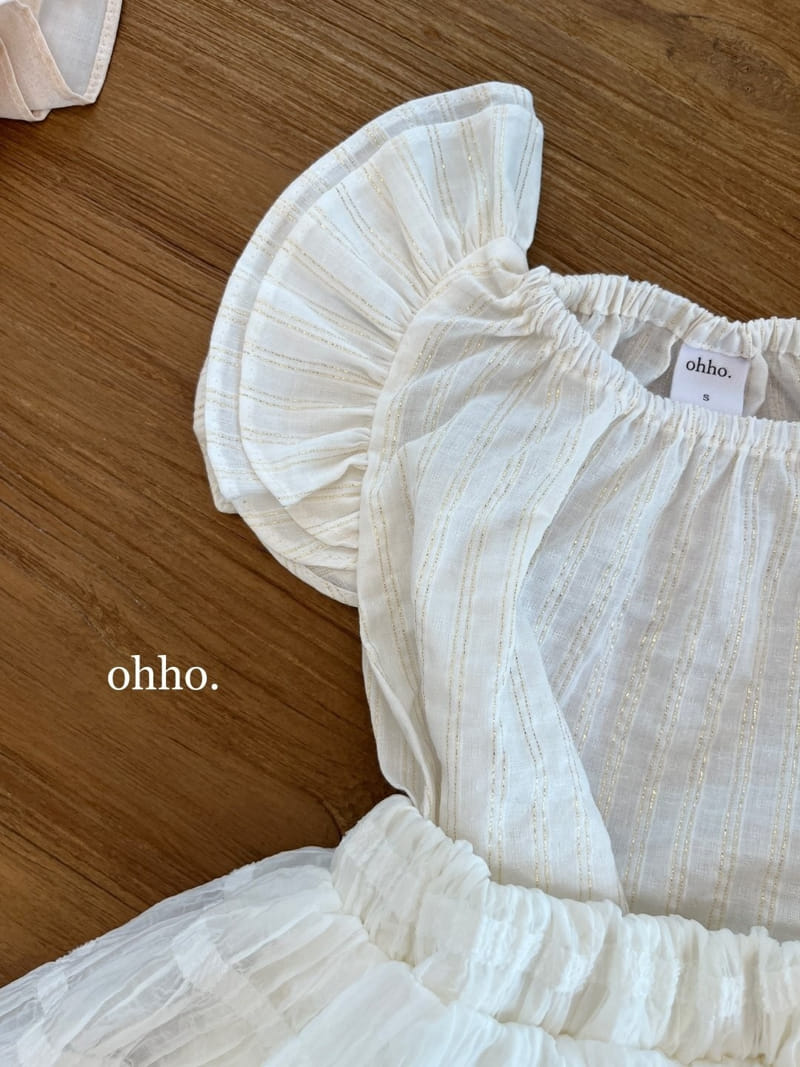 Ohho - Korean Children Fashion - #childrensboutique - Shine Wing Blouse - 4