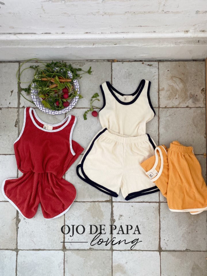 Ojodepapa - Korean Children Fashion - #kidsshorts - Wini Top Bottom Set