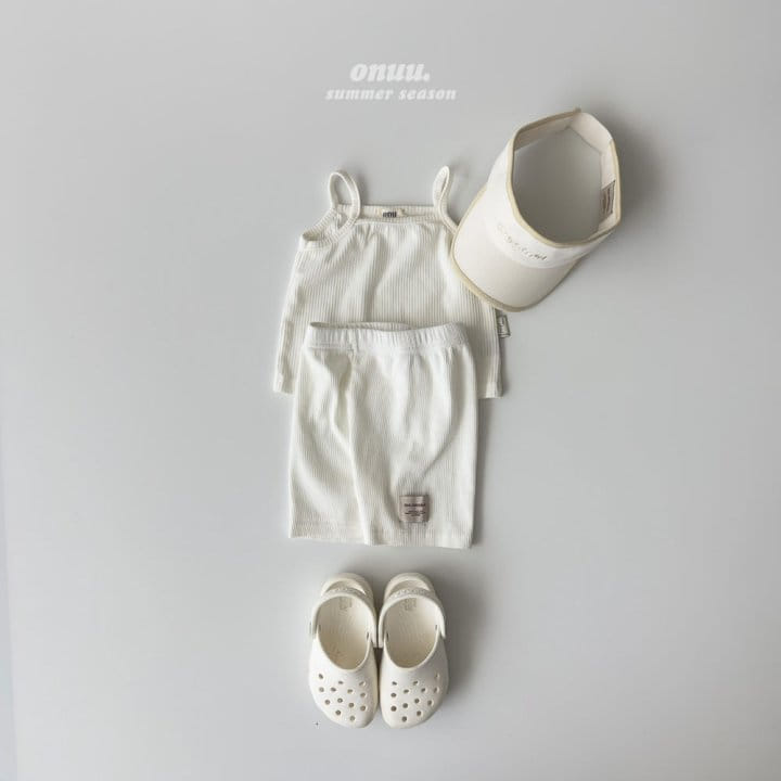 Onu - Korean Children Fashion - #fashionkids - Rib Sleeveless Tee - 11