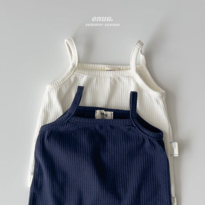 Onu - Korean Children Fashion - #stylishchildhood - Rib Sleeveless Tee - 6