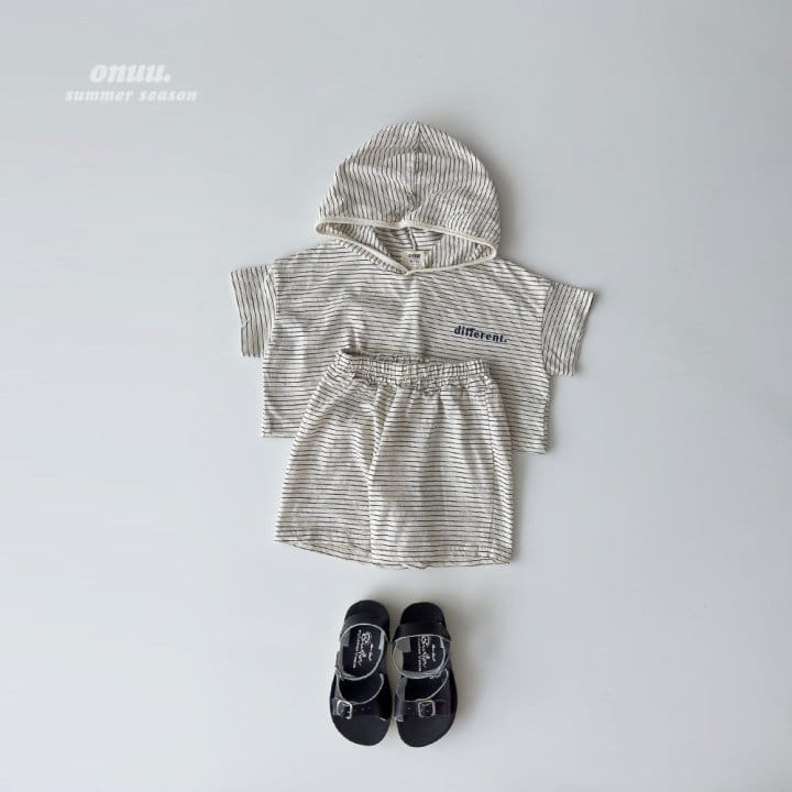 Onu - Korean Children Fashion - #todddlerfashion - Different Hoody Tee - 7