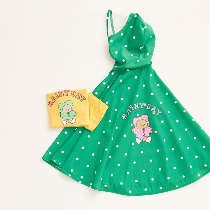 Oott Bebe - Korean Children Fashion - #fashionkids - Rainy Raincoat Pancho - 4