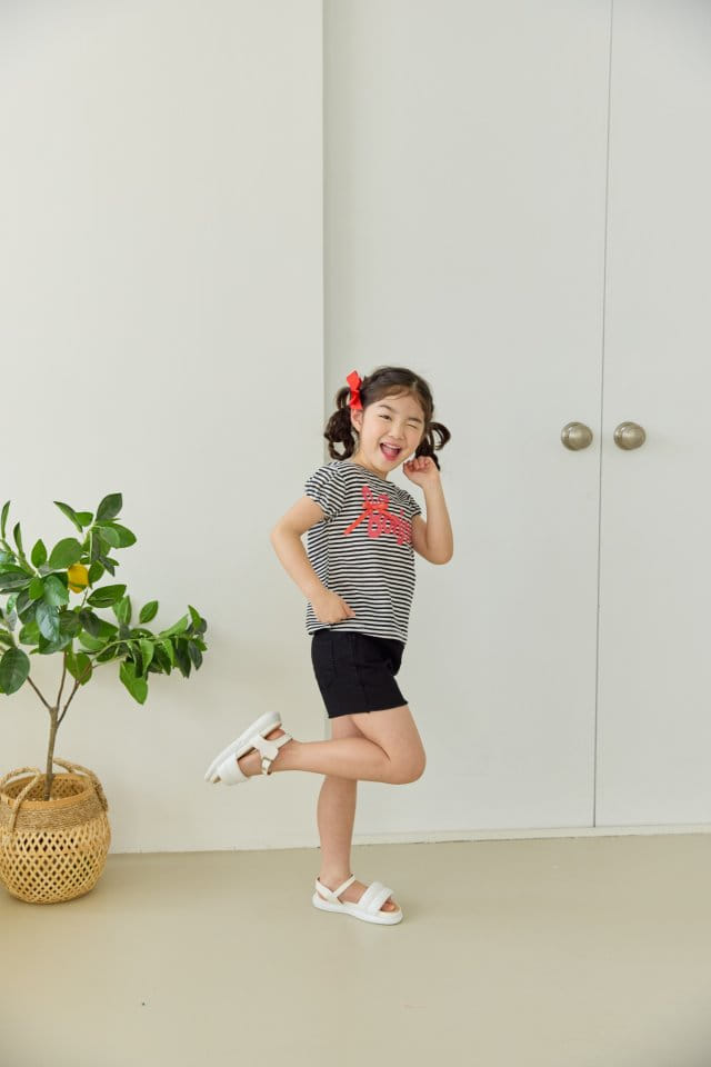 Orange Mom - Korean Children Fashion - #Kfashion4kids - Bonjour Ribbon Tee - 7