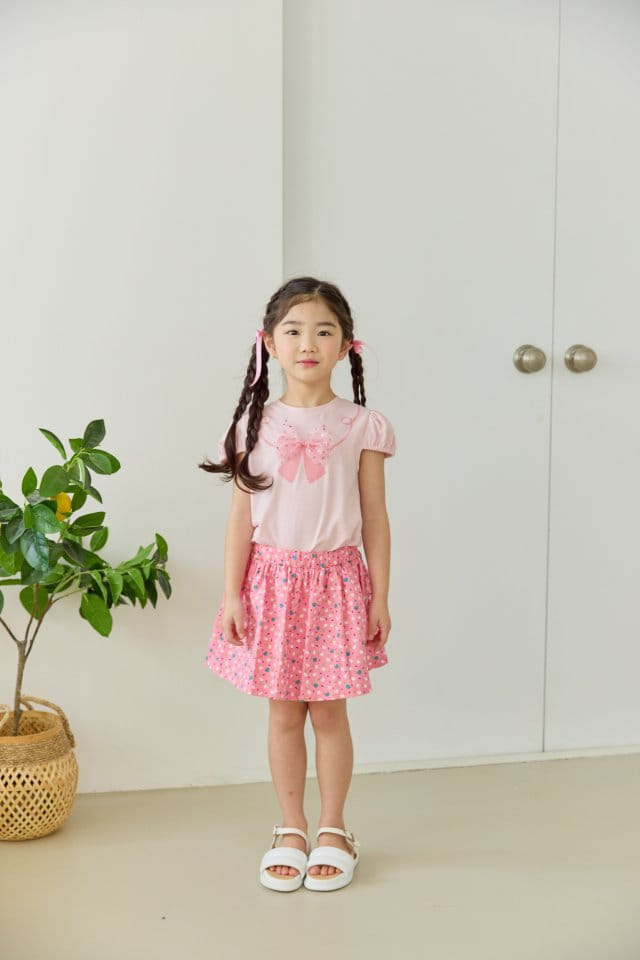 Orange Mom - Korean Children Fashion - #Kfashion4kids - Ribbon Tee - 3