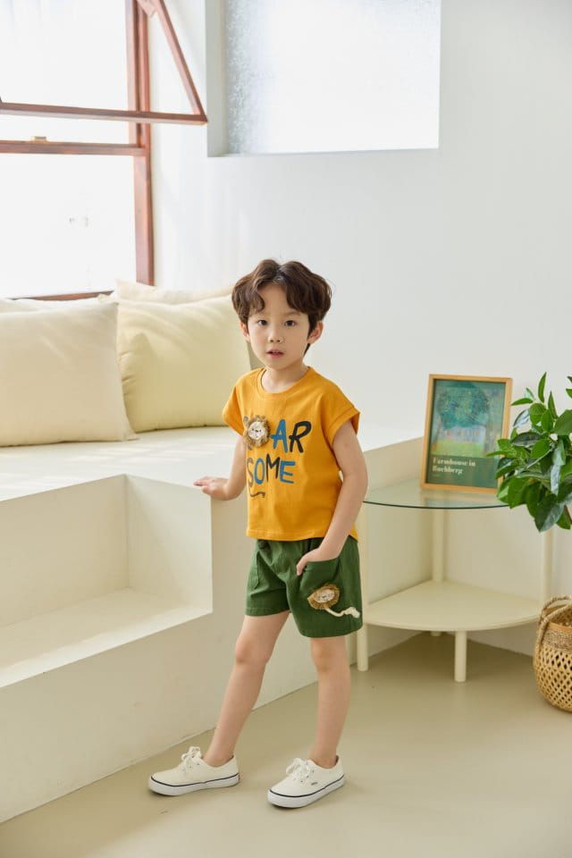 Orange Mom - Korean Children Fashion - #Kfashion4kids - Span Lion Pants - 6