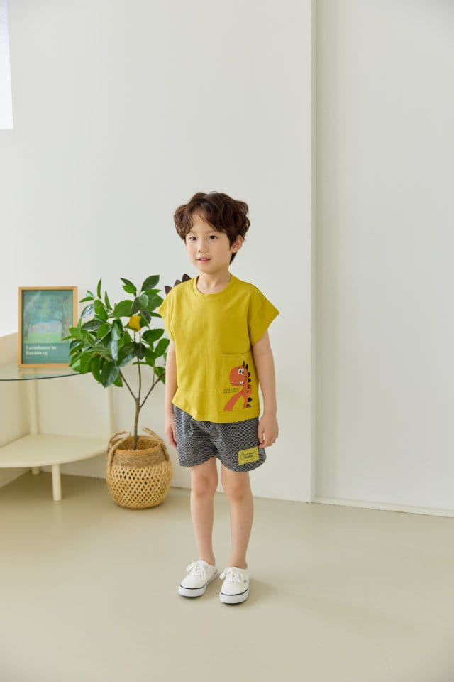 Orange Mom - Korean Children Fashion - #Kfashion4kids - Big Pocket Tee