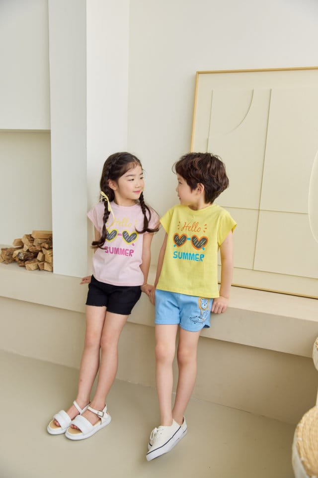 Orange Mom - Korean Children Fashion - #kidzfashiontrend - Glasses Tee  - 4