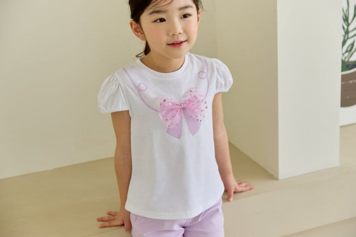 Orange Mom - Korean Children Fashion - #childofig - Ribbon Tee - 9