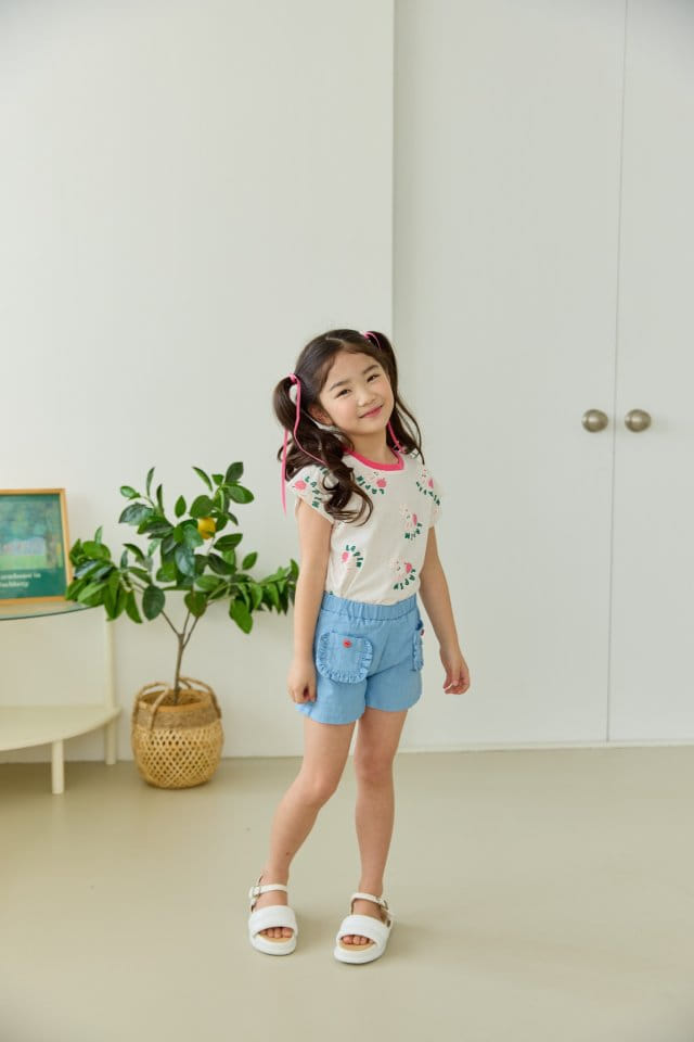 Orange Mom - Korean Children Fashion - #childofig - Cloud Rabbit Tee - 6