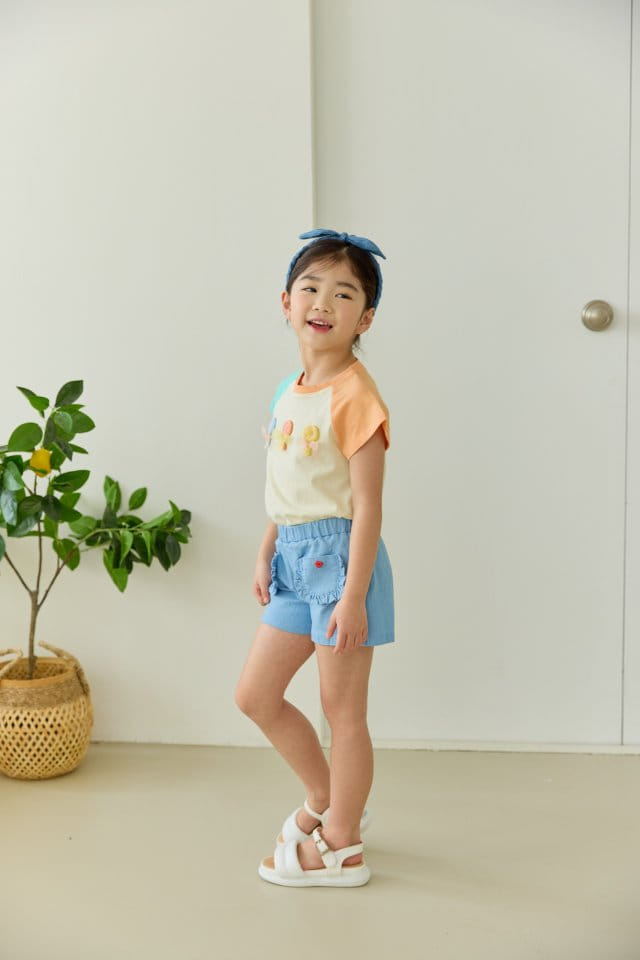 Orange Mom - Korean Children Fashion - #prettylittlegirls - Candy Tee - 4