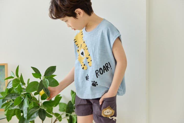 Orange Mom - Korean Children Fashion - #stylishchildhood - Tiger Tee - 4