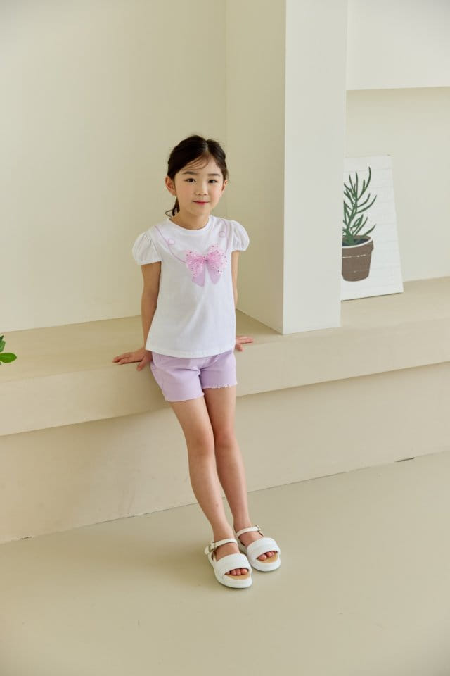 Orange Mom - Korean Children Fashion - #childrensboutique - Ribbon Tee - 10