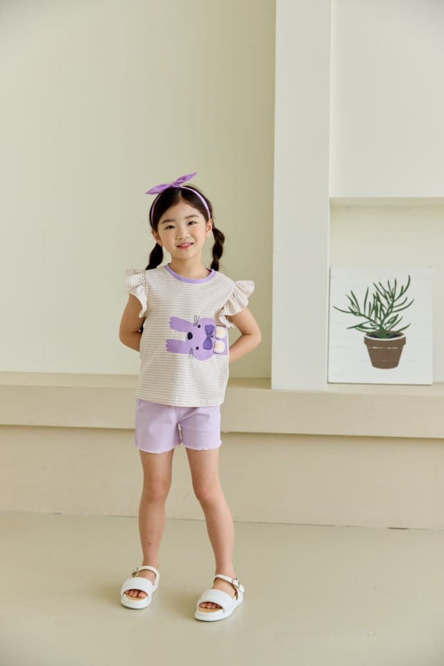 Orange Mom - Korean Children Fashion - #childrensboutique - Solid Rabbit Tee - 9