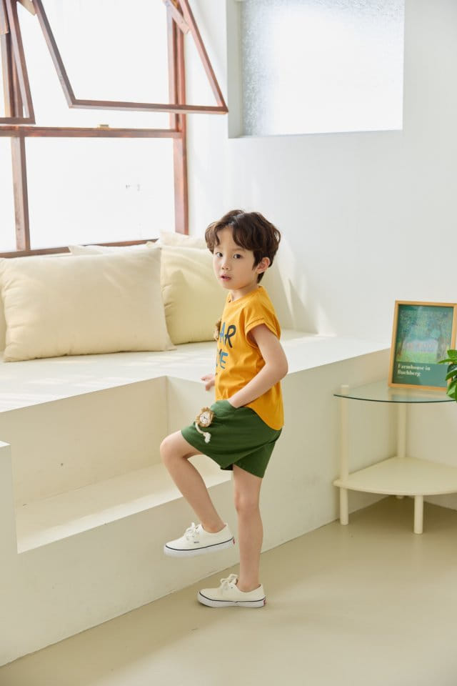 Orange Mom - Korean Children Fashion - #childofig - Lion Tee - 4