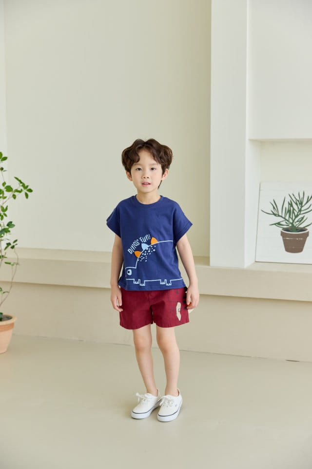 Orange Mom - Korean Children Fashion - #childrensboutique - Bbul Dinosaur Tee - 3