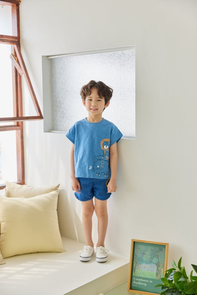 Orange Mom - Korean Children Fashion - #designkidswear - Animal Tee - 2