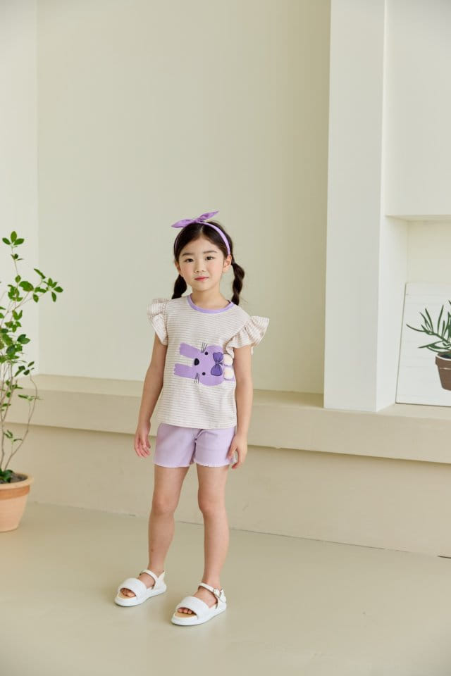 Orange Mom - Korean Children Fashion - #discoveringself - Solid Rabbit Tee - 11