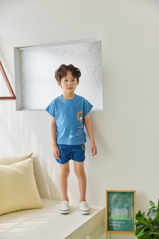 Orange Mom - Korean Children Fashion - #discoveringself - Animal Tee - 3