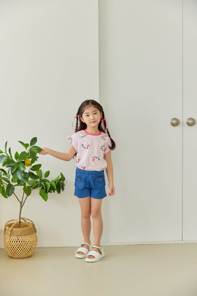 Orange Mom - Korean Children Fashion - #fashionkids - Cloud Rabbit Tee - 10