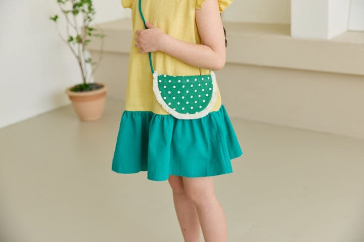 Orange Mom - Korean Children Fashion - #fashionkids - Watermelon Bag One-Piece - 5