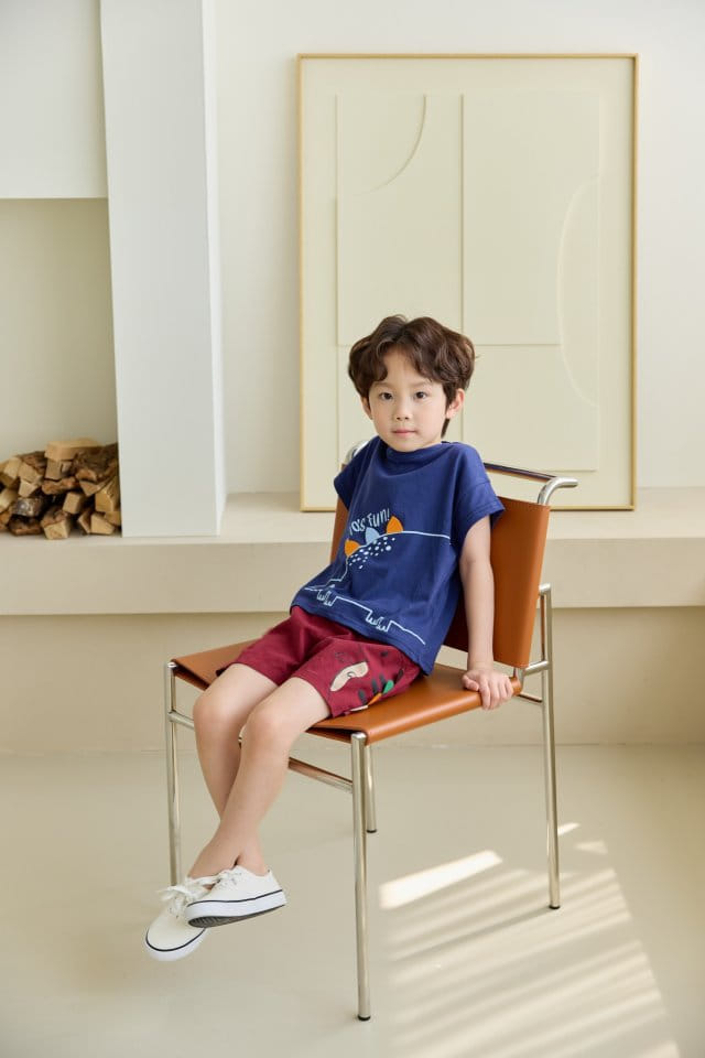 Orange Mom - Korean Children Fashion - #fashionkids - Bbul Dinosaur Tee - 6