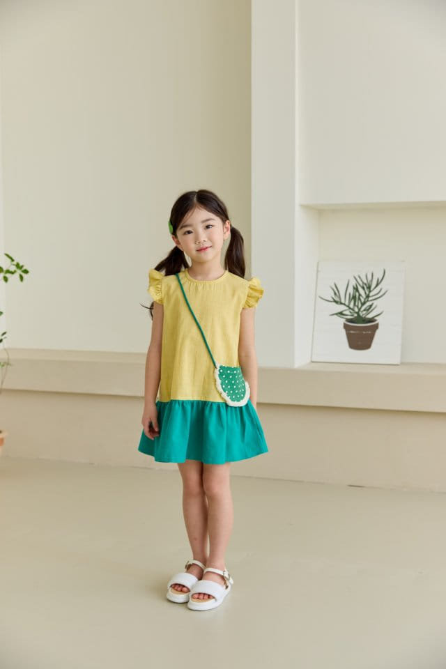 Orange Mom - Korean Children Fashion - #kidsshorts - Watermelon Bag One-Piece - 6