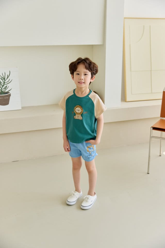 Orange Mom - Korean Children Fashion - #kidsshorts - Paint Color Tee - 10