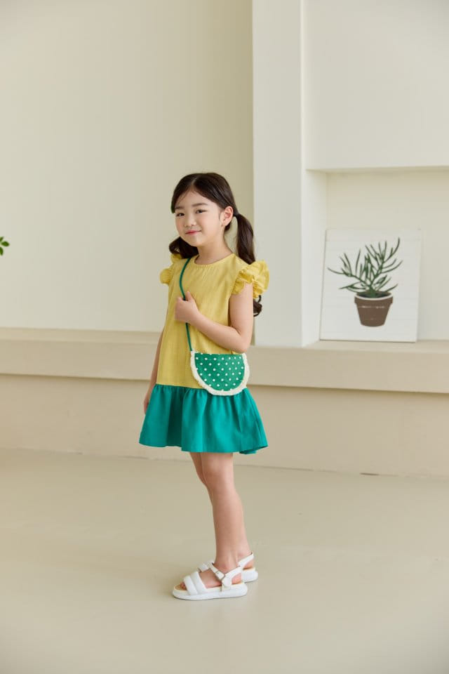 Orange Mom - Korean Children Fashion - #kidsstore - Watermelon Bag One-Piece - 7