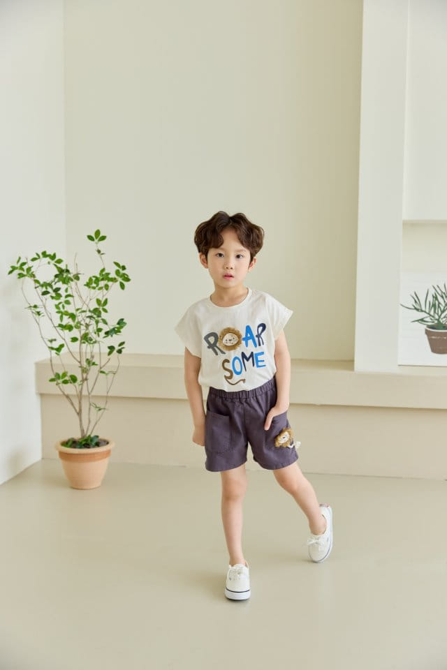 Orange Mom - Korean Children Fashion - #kidsstore - Lion Tee - 9