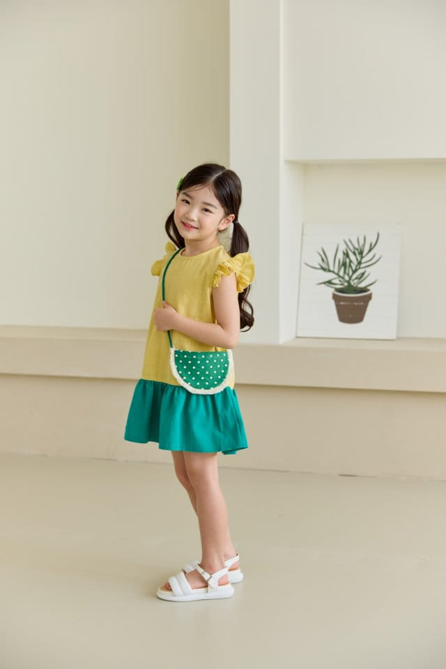 Orange Mom - Korean Children Fashion - #kidzfashiontrend - Watermelon Bag One-Piece - 8