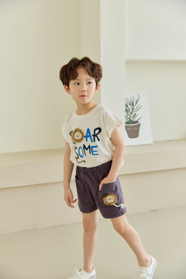 Orange Mom - Korean Children Fashion - #kidzfashiontrend - Lion Tee - 10