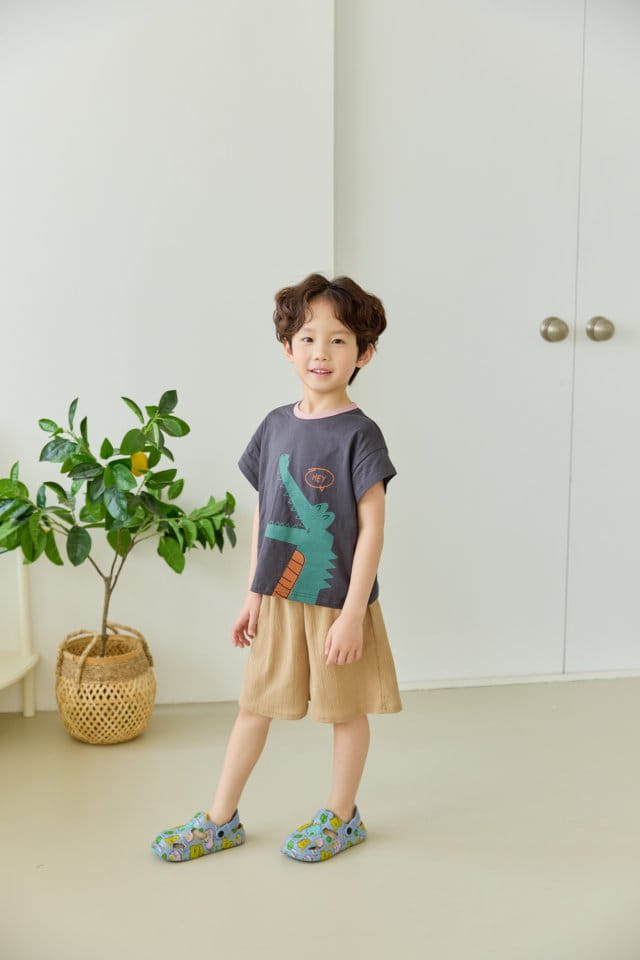 Orange Mom - Korean Children Fashion - #kidzfashiontrend - Crocodile Tee - 8