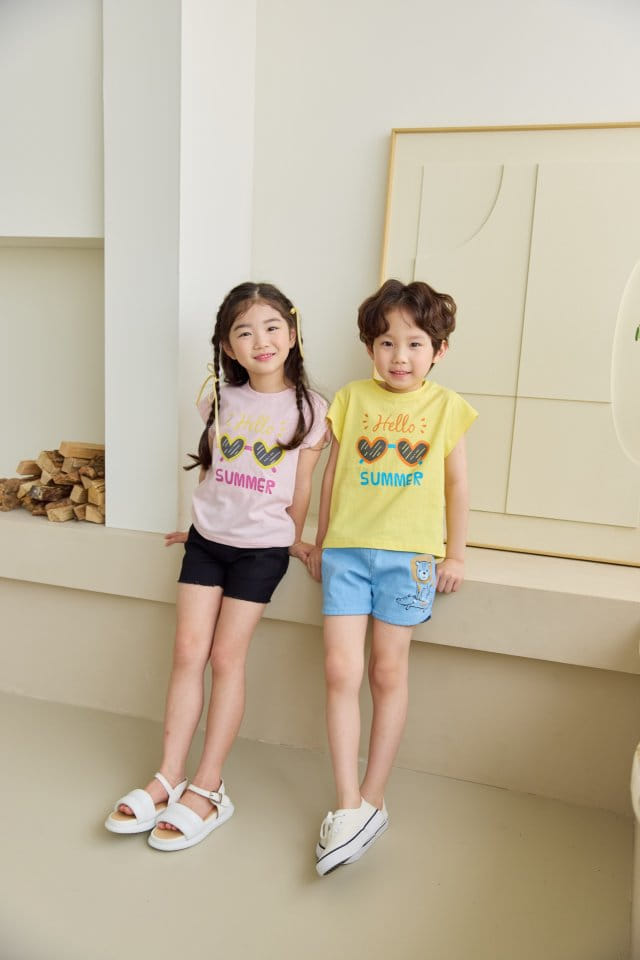 Orange Mom - Korean Children Fashion - #kidzfashiontrend - Glasses Tee  - 3