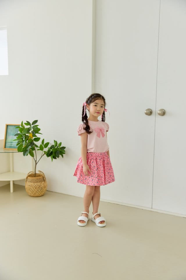 Orange Mom - Korean Children Fashion - #Kfashion4kids - Ribbon Tee - 4