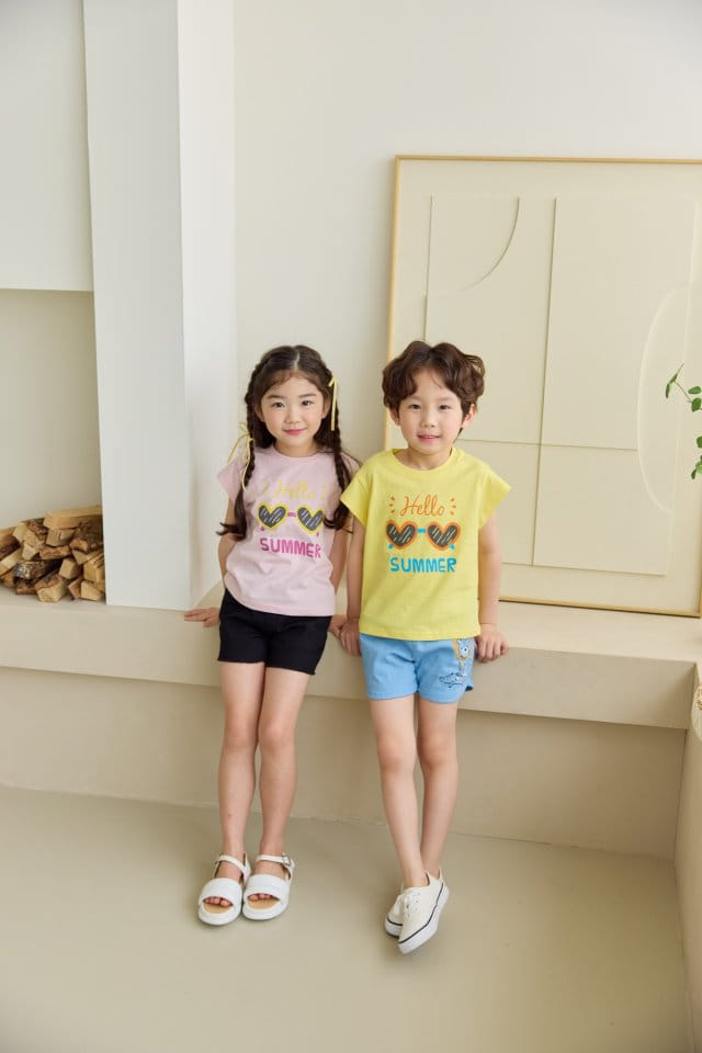 Orange Mom - Korean Children Fashion - #littlefashionista - Glasses Tee  - 5