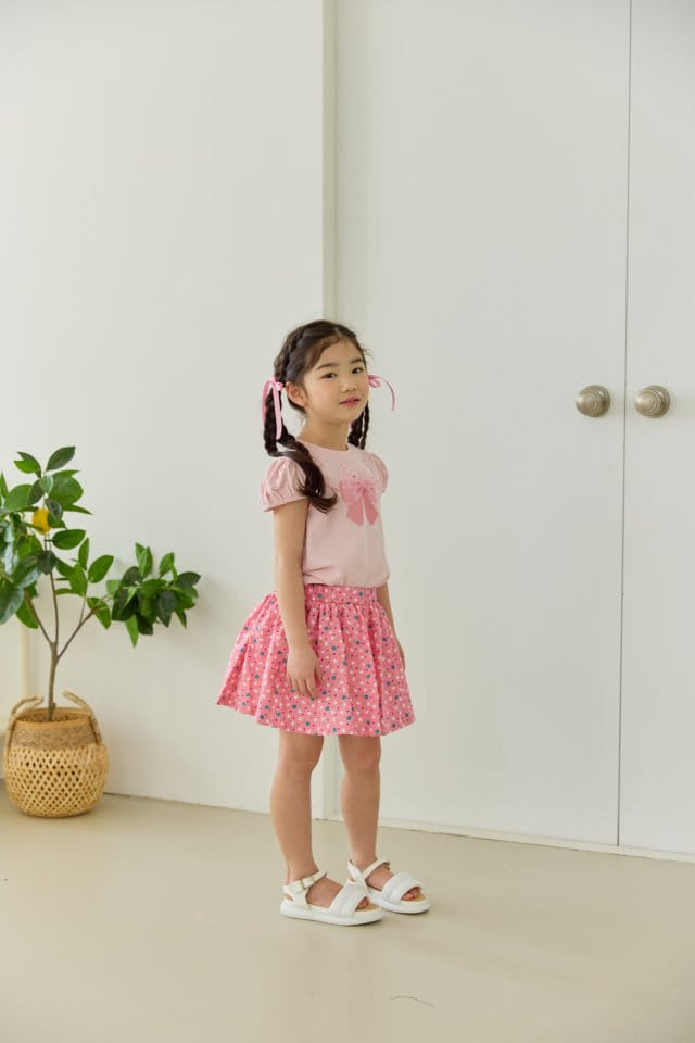 Orange Mom - Korean Children Fashion - #magicofchildhood - Ribbon Tee - 5