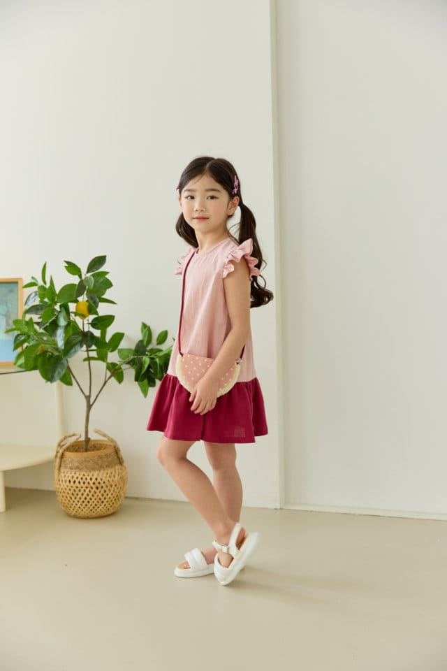 Orange Mom - Korean Children Fashion - #magicofchildhood - Watermelon Bag One-Piece - 11