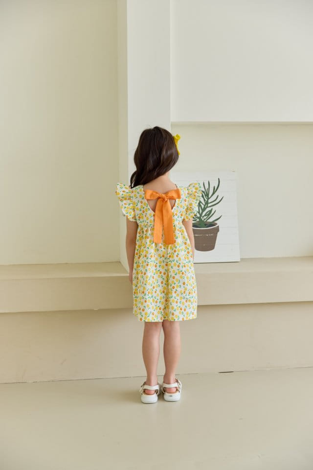 Orange Mom - Korean Children Fashion - #magicofchildhood - Ribbon One-Piece  - 10