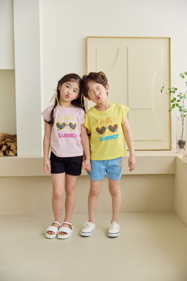 Orange Mom - Korean Children Fashion - #magicofchildhood - Glasses Tee  - 6