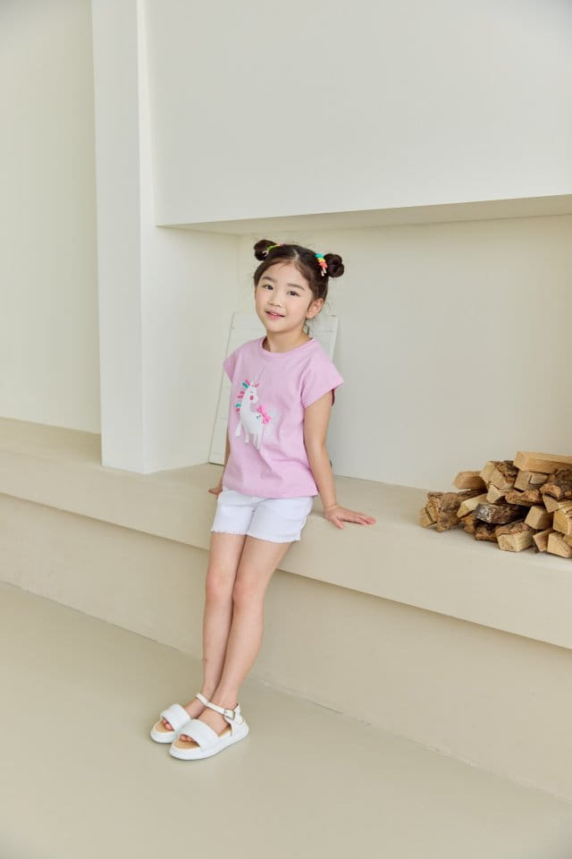 Orange Mom - Korean Children Fashion - #minifashionista - Unicorn Tee - 9