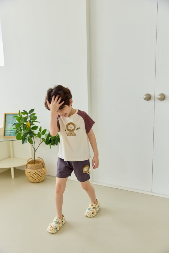 Orange Mom - Korean Children Fashion - #minifashionista - Span Lion Pants - 9