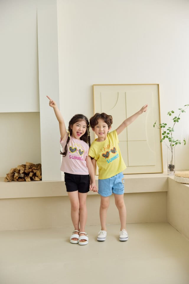 Orange Mom - Korean Children Fashion - #minifashionista - Glasses Tee  - 7