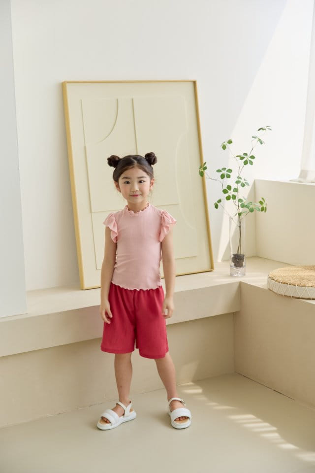 Orange Mom - Korean Children Fashion - #prettylittlegirls - Rib Wing Tee - 5