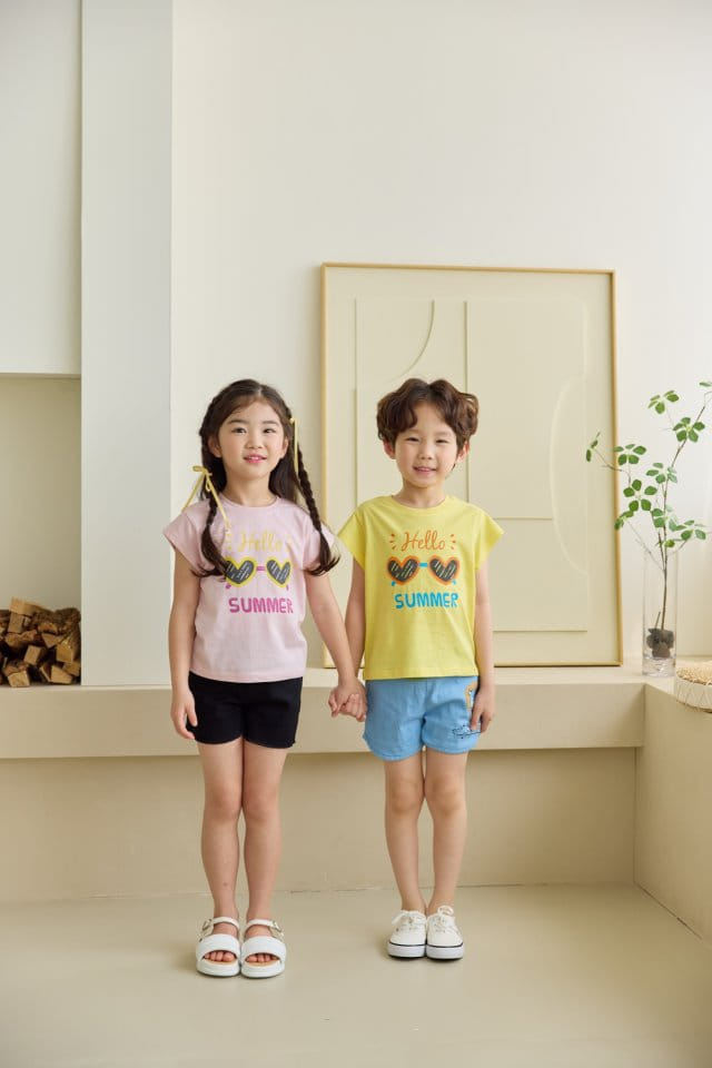 Orange Mom - Korean Children Fashion - #prettylittlegirls - Glasses Tee  - 8