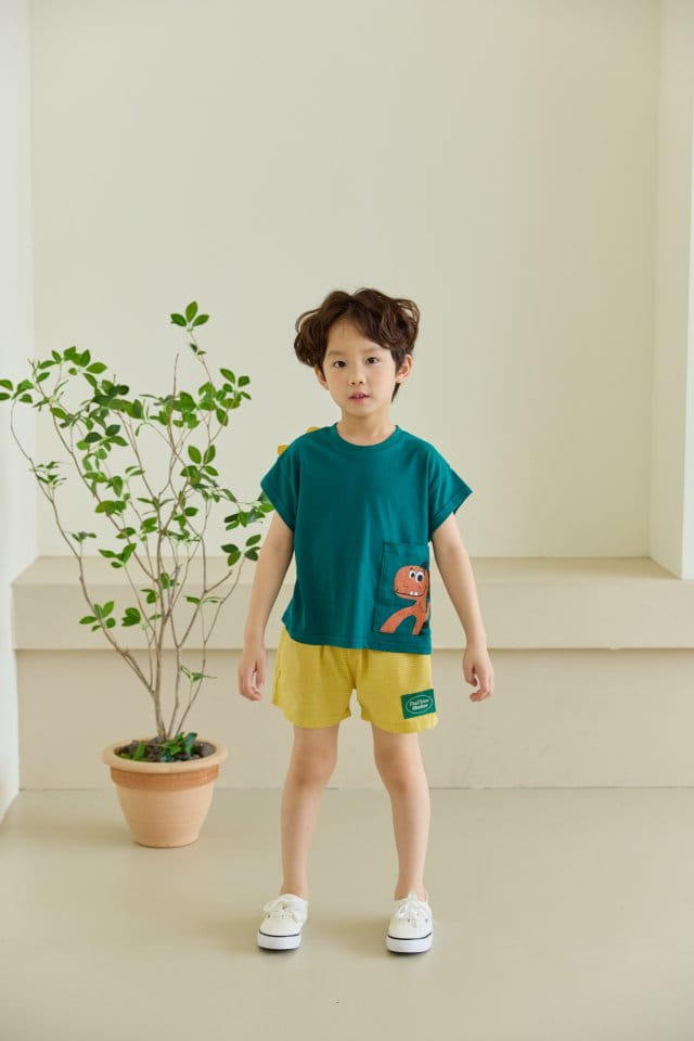 Orange Mom - Korean Children Fashion - #stylishchildhood - Big Pocket Tee - 8