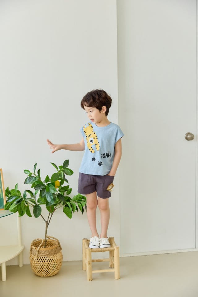 Orange Mom - Korean Children Fashion - #stylishchildhood - Tiger Tee - 3