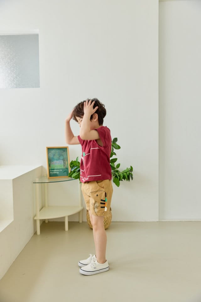 Orange Mom - Korean Children Fashion - #todddlerfashion - Span Bbul Dinosaur Pants - 9