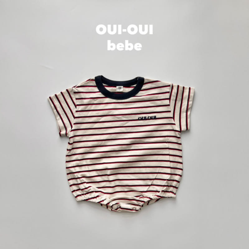 Oui Oui - Korean Baby Fashion - #onlinebabyboutique - Bebe Stay Body Suit - 2